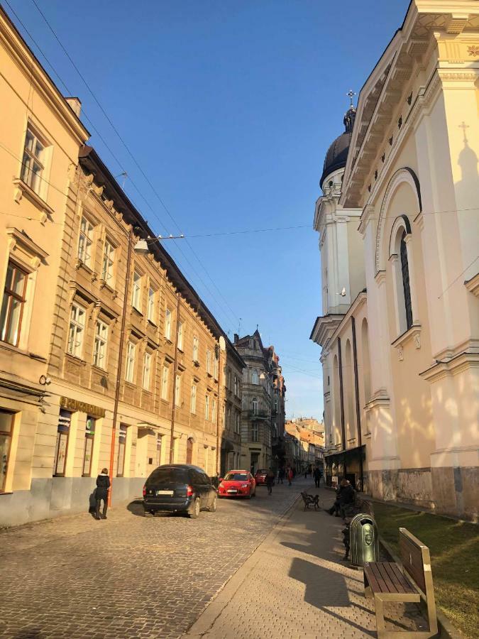 Modern Apartment In Lviv Historic Centre Luaran gambar